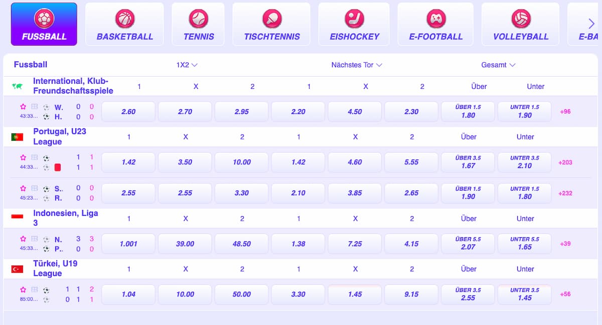 funbet schweiz live wetten